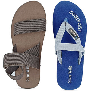                       OLIVER WALK Men Slipper Set (Pack of 2)                                              