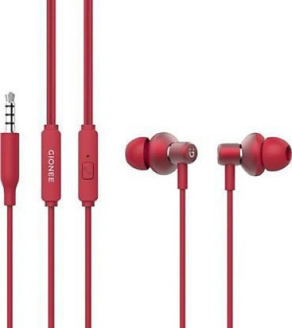 Buy GIONEE EP1 Wired Headset Red Black In the Ear Online