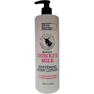                       Movitronix Skin doctor donkey milk whitening body lotion 500ml Pack of 1 -Thailand                                              