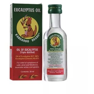 Movitronix Kangaroo brand double distalled medicated oil ecualyptus oil - 28ml - Pack of 1-Thailand Movitronix Kangaroo brand double distalled medicated oil ecualyptus oil - 28ml - Pack of 1-Thailand