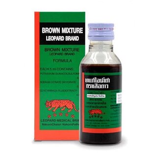                       Movitronix Brown Leopard Cough Syrup From Thailand 60ml Pack Of 1                                              