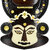 18 Inch Wall hanging Kathakali Head Figurine Handcrafted in Rosewood
