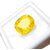 9.25 Ratti 8.00 Carat Cultured Yellow Sapphire Gemstone Certified Cultured Pukhraj Stone Lab Tested Astrological Purpose