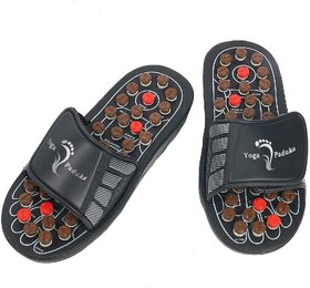 Acupressure Therapy Sandals/Foot Massager Slipper/Acupressure Foot Relaxer/Rotating Acupressure Foot Slippers for Men  Women