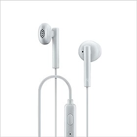 Lava Elements E3 Wired in Ear Earphones with Mic (White)