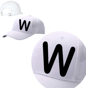 WHITE--cap-W
