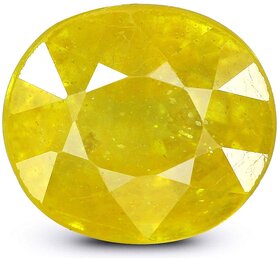 7.25 Ratti Unheated Untreated Ceylone Yellow Sapphire Pukhraj Stone Certified Natural Gemstone by PG
