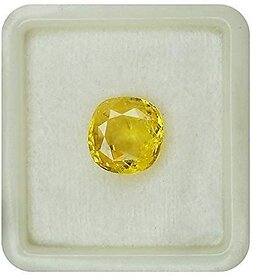 Yellow Sapphire  4.25 Ratti Unheated Untreated Ceylon Mined Pukhraj Gemstone AAA++ Quality Certified Natural Gemstone