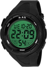 Mettle ITC-DW-5.11-Big-dial-BLK Latest Style multi-function Digital Watch - For Boys Girls