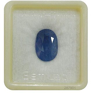                       5.25 Ratti Unheated Untreated Blue Sapphire Neelam Stone A+++ Quality Natural Ceylon Certified Gemstone                                              