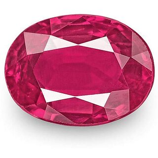                       Crystal 7.50 Ratti Certified Burma Ruby Gemstone for Men and Women By PG                                              