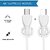 MyKey Combo Pack of 2 Cables USB to Type-C (1 Mtr)+USB to Micro USB (1 Mtr) Fast Charging & Data Transfer up to 480 Mbps