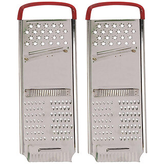                       Oc9 Potato Chipser / Cheese Grater / Vegetable Grater for Kitchen (Pack of 2)                                              