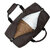 AQUADOR Duffel Bag with Brown faux vegan leather(AB-S-1527-BROWN )