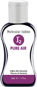 I2 Pure Air (50 ml) Broad-spectrum antimicrobial for air disinfection  Keeps air free from Viruses, Bacteria, Fungi
