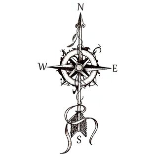 Buy Simply Inked Compass Temporary Tattoo Online  Get 43 Off