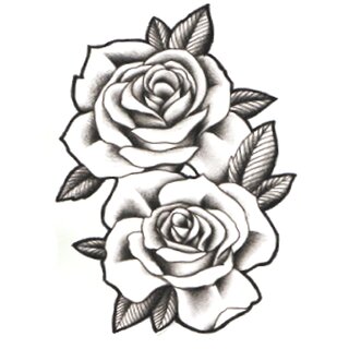 Buy Realastic Multicolor Rose Temporary waterproof tattoos For Men and  Women Online  Get 64 Off