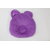 FAIRBIZPS Pillow for New Born Baby, Ideal for Round Head Shaping with Foam Cotton Cover for 0 - 12 months Violet