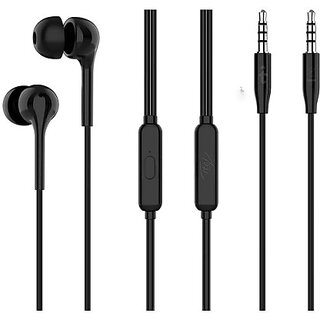 itel IEP-K9 Wired Headset Black Wired Handsfree Headset Music with 3.5mm Jack Dynamic Original High Sound Quality