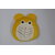 FAIRBIZPS Pillow for New Born Baby, Ideal for Round Head Shaping with Foam Cotton Cover for 0 - 12 months (YELLOW)