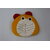 FAIRBIZPS Pillow  New Born Baby, Ideal for Round Head Shaping with Foam Cotton0 - 12 months (ORANGE FACE WITH RED EARS)