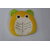FAIRBIZPS Pillow New Born Baby, Ideal for Round Head Shaping with Foam Cotton0 - 12 months (YELLOW FACE WITH GREEN EARS)