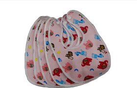 Baby Bibs Apron for Baby boy and Girl Assorted- Pack of 5 (PINK)