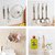 S4 5pcs Multipurpose Strong Small Stainless Steel Adhesive Wall Hooks