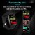 ID 116 Unisex Smart Watch Plus Fitness Band with Heart Rate Sensor Activity Tracker, BP Monitor - Black