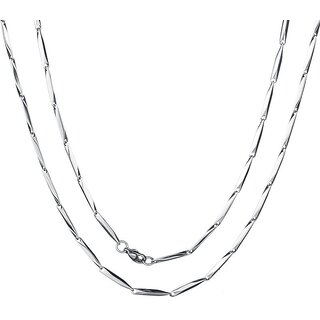 Buy Platinum Plated Silver Chain for Men and Boys New Design