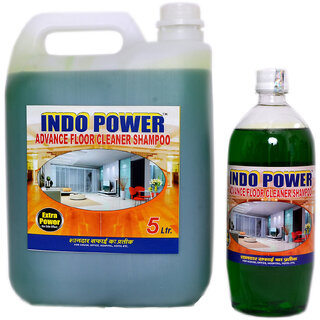 INDOPOWER ACc112-ADVANCE FLOOR CLEANER SHAMPOO JASMEIN (1ltr.+ 5ltr.) COMBO PACK INDOPOWER ACc112-ADVANCE FLOOR CLEANER SHAMPOO JASMEIN (1ltr.+ 5ltr.) COMBO PACK