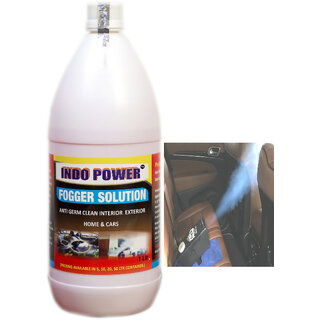                       INDOPOWER ACc153-FOGGER SOLUTION Anti Germ Clean (Interior Exterior  Home & Cars )  1ltr.                                              