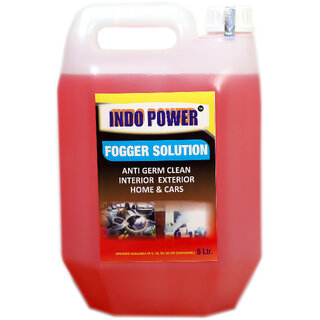 INDOPOWER ACc154-FOGGER SOLUTION Anti Germ Clean (Interior Exterior Home & Cars ) 5ltr. INDOPOWER ACc154-FOGGER SOLUTION Anti Germ Clean (Interior Exterior Home & Cars ) 5ltr.