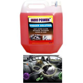                       INDOPOWER ACc155-FOGGER SOLUTION Anti Germ Clean (Interior Exterior  Home & Cars )  5ltr.                                              