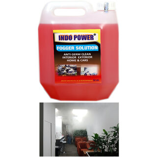 INDOPOWER ACc157-FOGGER SOLUTION Anti Germ Clean (Interior Exterior Home & Cars ) 5ltr. INDOPOWER ACc157-FOGGER SOLUTION Anti Germ Clean (Interior Exterior Home & Cars ) 5ltr.