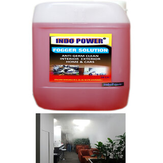                       INDOPOWER ACc160-FOGGER SOLUTION Anti Germ Clean (Interior Exterior  Home & Cars )  10ltr.                                              