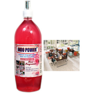                       INDOPOWER ACc165-Disinfectant Sanitizer Spray ANTI GERM CLEAN (QUICK REMOVES GERM) ROSE  1ltr.                                              