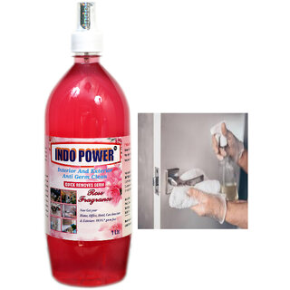 INDOPOWER ACc166-Disinfectant Sanitizer Spray ANTI GERM CLEAN (QUICK REMOVES GERM) ROSE 1ltr. INDOPOWER ACc166-Disinfectant Sanitizer Spray ANTI GERM CLEAN (QUICK REMOVES GERM) ROSE 1ltr.