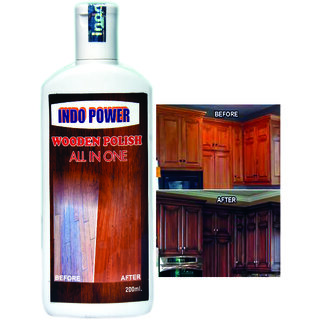                       INDOPOWER ACc214-Wooden polish All In One 200ml.                                              