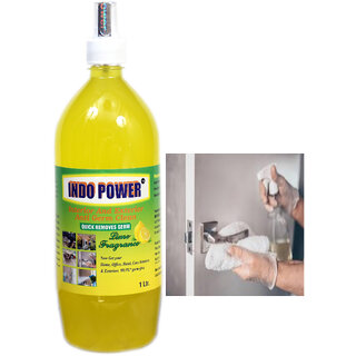                       INDOPOWER ACc173-Disinfectant Sanitizer Spray ANTI GERM CLEAN (QUICK REMOVES GERM) Lemon 1ltr.                                              