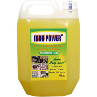 INDOPOWER ACc177-Disinfectant Sanitizer Spray ANTI GERM CLEAN (QUICK REMOVES GERM) Lemon 5ltr. INDOPOWER ACc177-Disinfectant Sanitizer Spray ANTI GERM CLEAN (QUICK REMOVES GERM) Lemon 5ltr.
