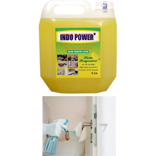 INDOPOWER ACc183-Disinfectant Sanitizer Spray ANTI GERM CLEAN (QUICK REMOVES GERM) Lemon 5ltr. INDOPOWER ACc183-Disinfectant Sanitizer Spray ANTI GERM CLEAN (QUICK REMOVES GERM) Lemon 5ltr.