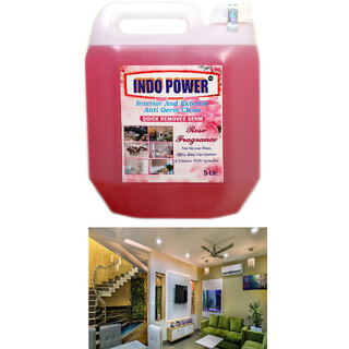 INDOPOWER ACc185-Disinfectant Sanitizer Spray ANTI GERM CLEAN (QUICK REMOVES GERM) ROSE 5ltr. INDOPOWER ACc185-Disinfectant Sanitizer Spray ANTI GERM CLEAN (QUICK REMOVES GERM) ROSE 5ltr.