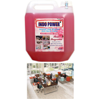                       INDOPOWER ACc188-Disinfectant Sanitizer Spray ANTI GERM CLEAN (QUICK REMOVES GERM) ROSE  5ltr.                                              