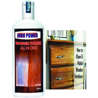                       INDOPOWER ACc260-Wooden polish All In One 200ml.                                              