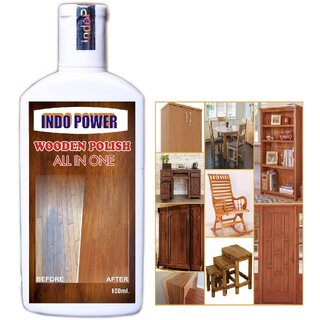 INDOPOWER ACc313-Wooden polish All In One 100ml.