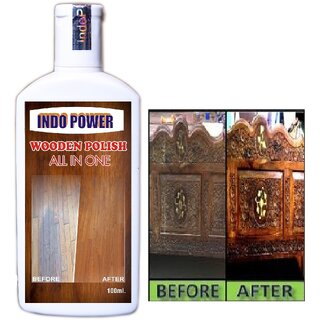 INDOPOWER ACc314-Wooden polish All In One 100ml. INDOPOWER ACc314-Wooden polish All In One 100ml.