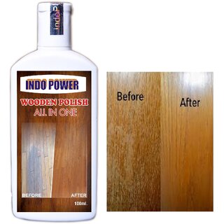                       INDOPOWER ACc315-Wooden polish All In One 100ml.                                              