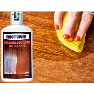                       INDOPOWER ACc278-Wooden polish All In One 200ml.                                              