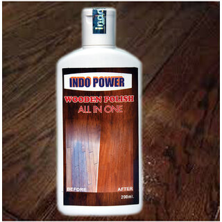 INDOPOWER ACc291-Wooden polish All In One 200ml. INDOPOWER ACc291-Wooden polish All In One 200ml.